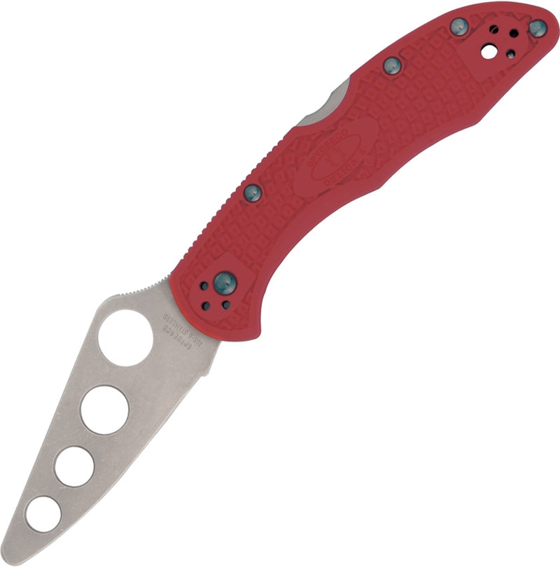 Spyderco Delica 4 Trainer Knife 2.75" UNSHARPENED AUS6 Steel Blade FRN Handle C11TR -Spyderco - Survivor Hand Precision Knives & Outdoor Gear Store