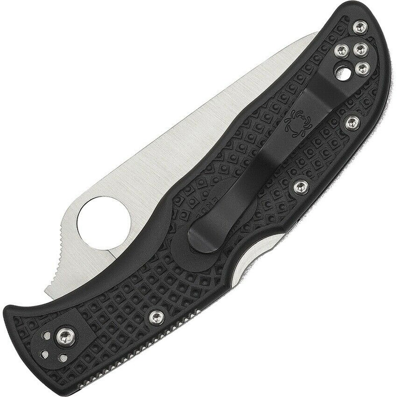 Spyderco Endela Lockback Knife 3.5" Satin Finish VG-10 Steel Blade FRN Handle C243PBK -Spyderco - Survivor Hand Precision Knives & Outdoor Gear Store