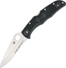 Spyderco Endura 4 Lockback Folding Knife 3.75" VG-10 Steel Blade Black Textured FRN Handle 10PSBK -Spyderco - Survivor Hand Precision Knives & Outdoor Gear Store