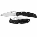 Spyderco Endura Lockback Folding Knife 3.75" VG-10 Steel Blade Black Textured FRN Handle 10FPBK -Spyderco - Survivor Hand Precision Knives & Outdoor Gear Store
