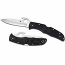 Spyderco Endura 4 Lockback Wave Folding Knife 3.75" VG-10 Steel Blade Black Textured FRN Handle 10PGYW -Spyderco - Survivor Hand Precision Knives & Outdoor Gear Store