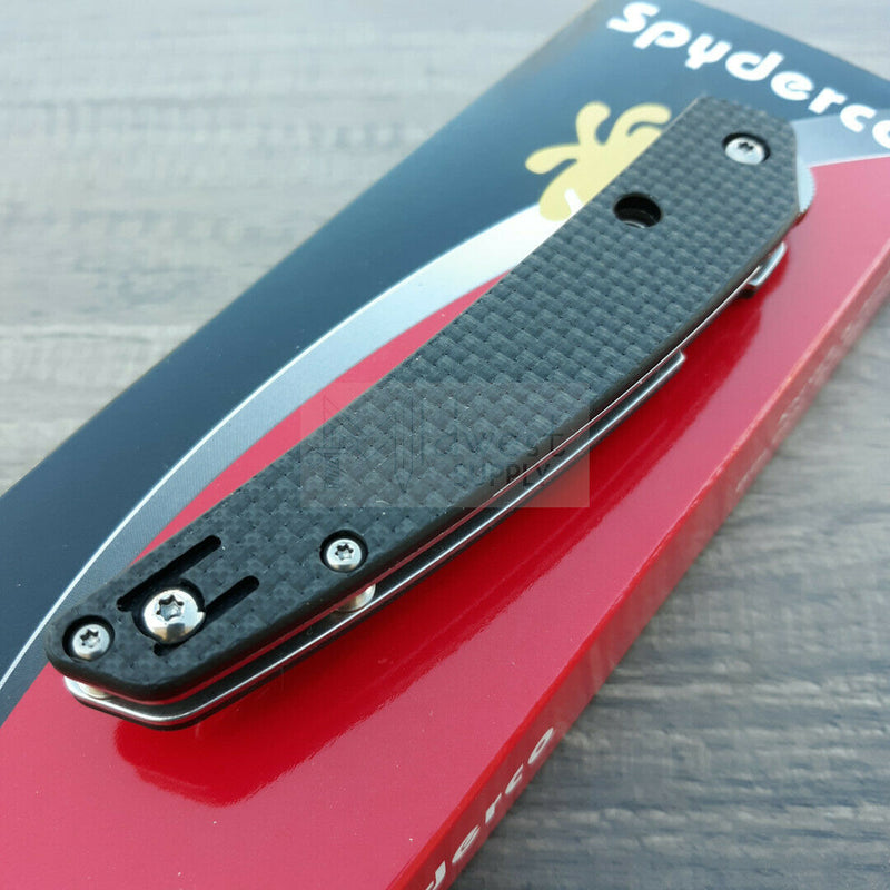Spyderco Ikuchi Folding Knife 3.25" CPM S30V Steel Blade Carbon Fiber/G10 Handle C242CFP -Spyderco - Survivor Hand Precision Knives & Outdoor Gear Store