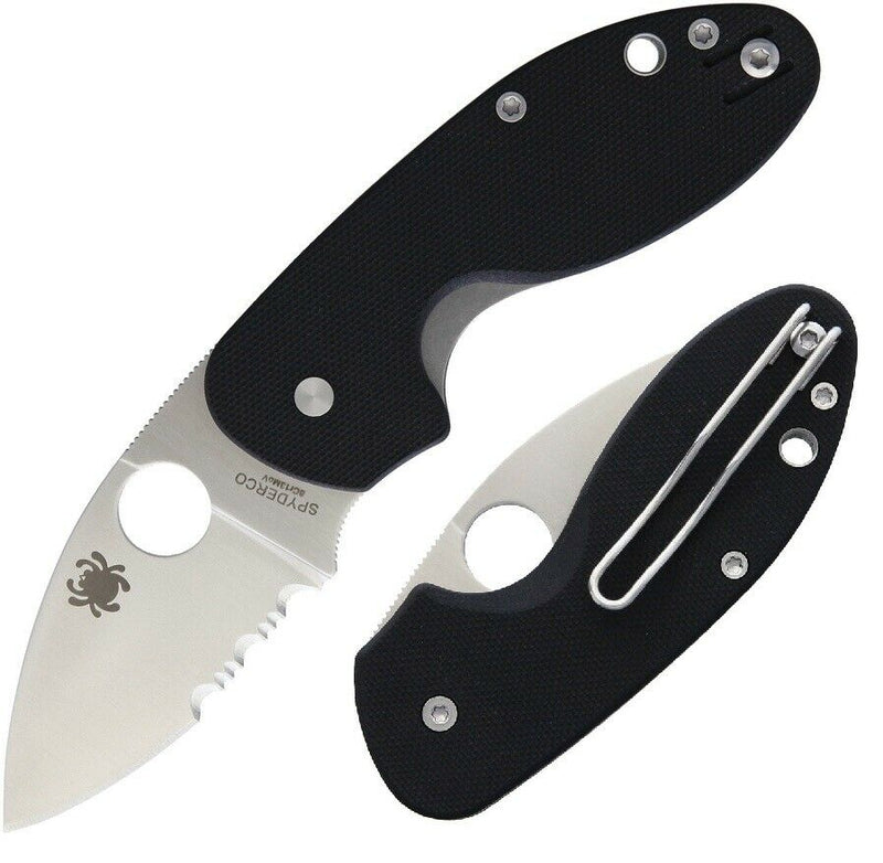 Spyderco Insistent Folding Knife 2.5" 8Cr13MoV Steel Blade Black G10 Handle 246GPS -Spyderco - Survivor Hand Precision Knives & Outdoor Gear Store