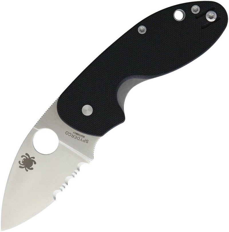 Spyderco Insistent Folding Knife 2.5" 8Cr13MoV Steel Blade Black G10 Handle 246GPS -Spyderco - Survivor Hand Precision Knives & Outdoor Gear Store