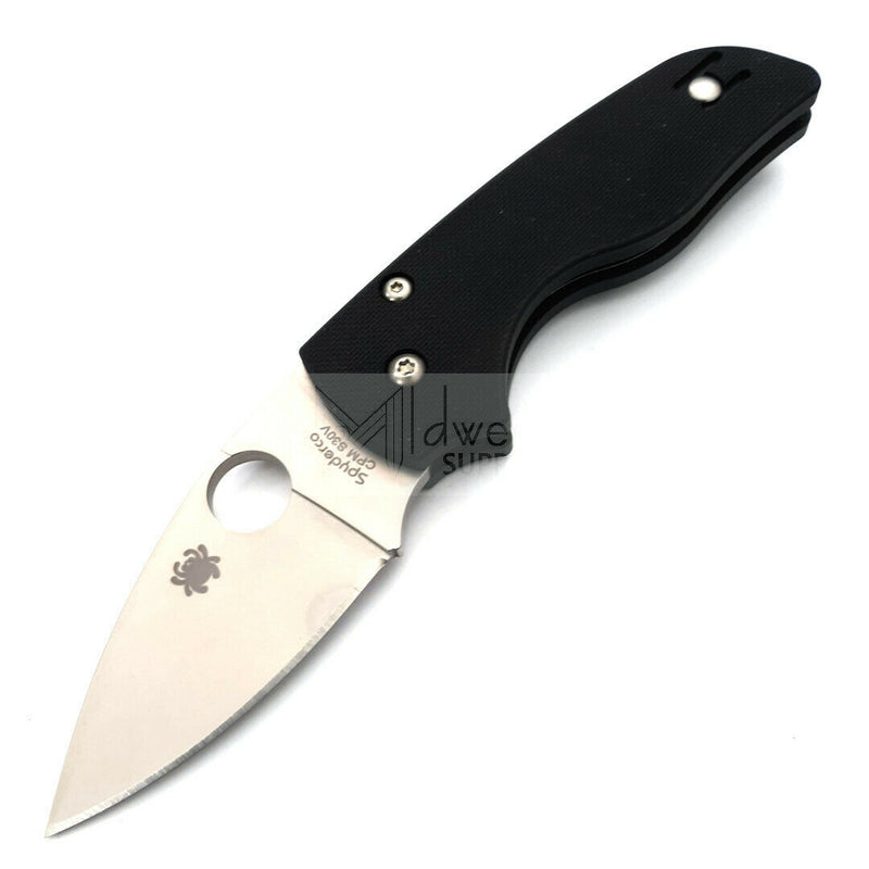 Spyderco Lil' Native Folding Knife 2.25" CPM S35VN Steel Blade Black G10 Handle C230GP -Spyderco - Survivor Hand Precision Knives & Outdoor Gear Store