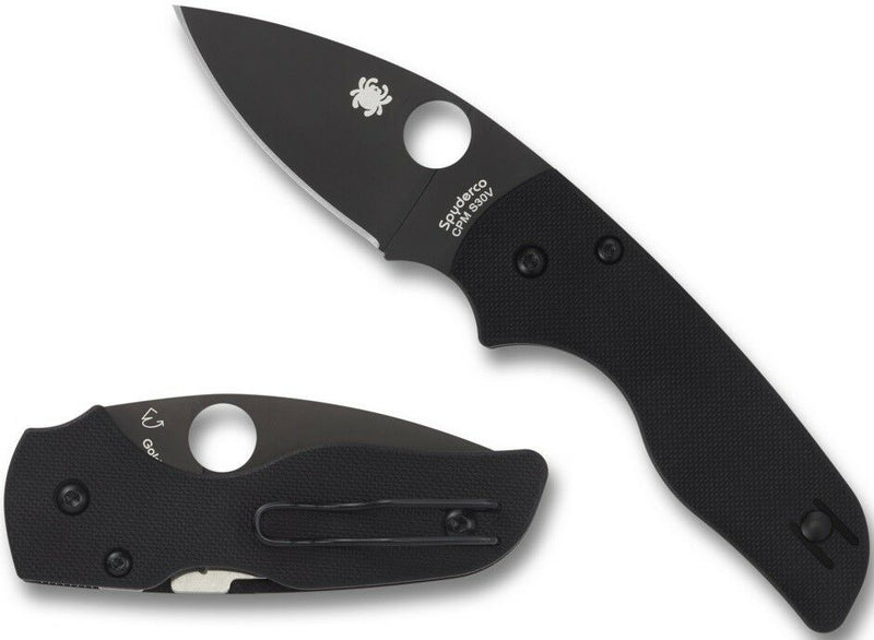 Spyderco Lil Native Folding Knife 2.38" CPM S30V Blade Black G10 Handle C230GPBBK -Spyderco - Survivor Hand Precision Knives & Outdoor Gear Store