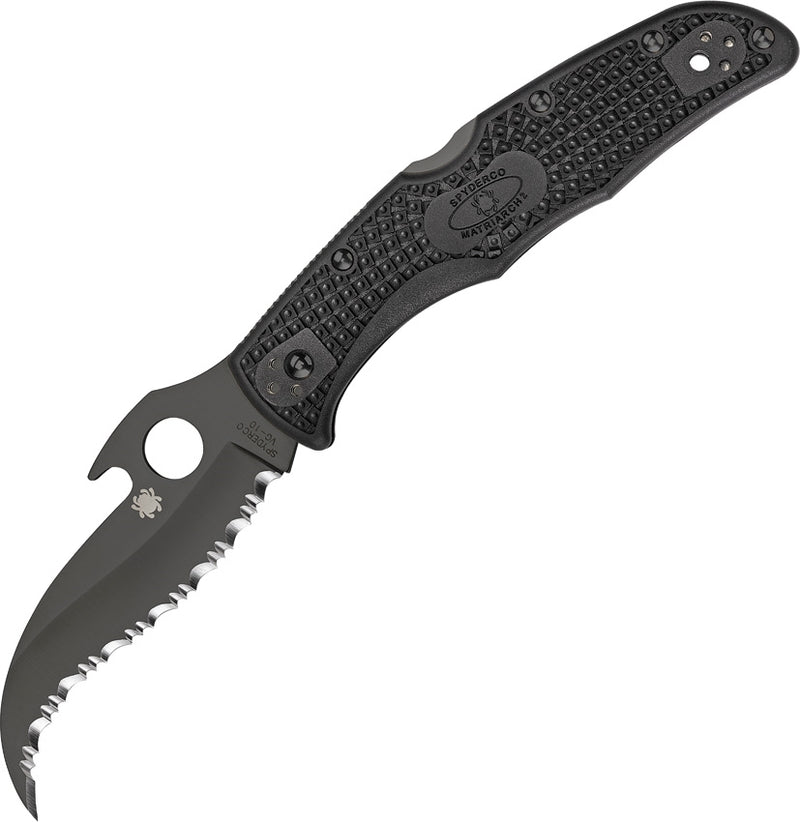 Spyderco Matriarch 2 Folding Knife 3.57" VG10 Reverse Emerson Opener Blade FRN Handle C12SBBK2W -Spyderco - Survivor Hand Precision Knives & Outdoor Gear Store