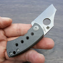 Spyderco McBee Folding Knife 1.5" CTS-XHP Steel Blade Matte Titanium Handle C236TIP -Spyderco - Survivor Hand Precision Knives & Outdoor Gear Store