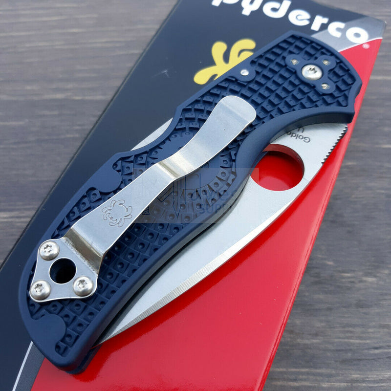 Spyderco Native 5 Lockback Folding Knife 3" CPM S110V Steel Blade Blue Handle 41PDBL5 -Spyderco - Survivor Hand Precision Knives & Outdoor Gear Store