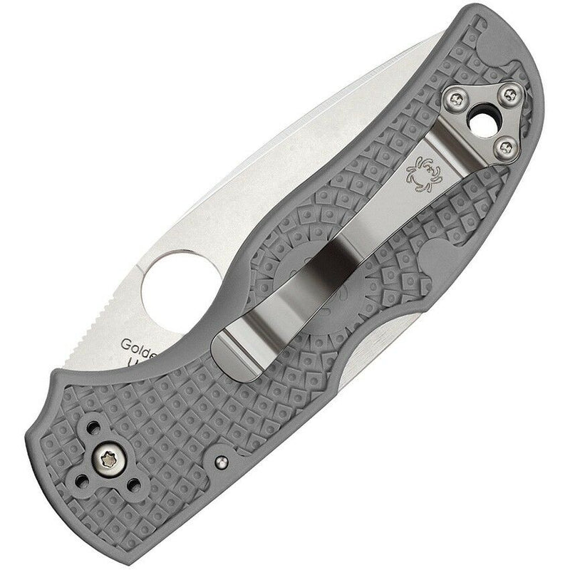 Spyderco Native 5 Maxamet 3" Micro Melt Maxamet Steel Blade Gray FRN Handle 41PGY5 -Spyderco - Survivor Hand Precision Knives & Outdoor Gear Store