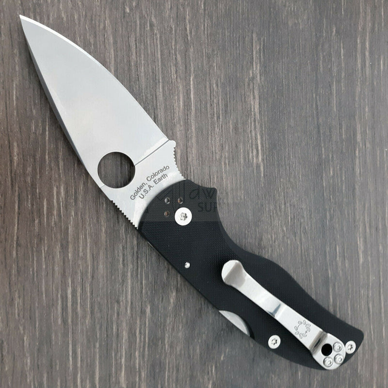 Spyderco Native 5 Folding Pocket Knife 3" CPM S30V Steel Blade Black G10 Handle 41GP5 -Spyderco - Survivor Hand Precision Knives & Outdoor Gear Store