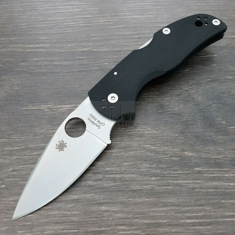 Spyderco Native 5 Folding Pocket Knife 3" CPM S30V Steel Blade Black G10 Handle 41GP5 -Spyderco - Survivor Hand Precision Knives & Outdoor Gear Store