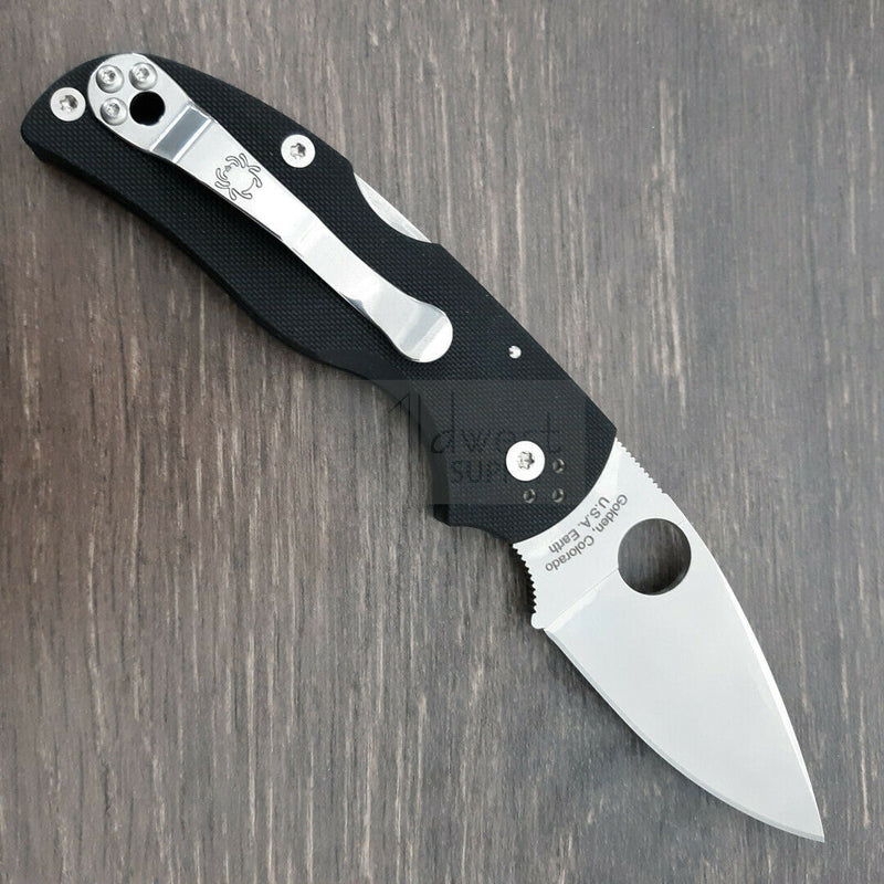 Spyderco Native 5 Folding Pocket Knife 3" CPM S30V Steel Blade Black G10 Handle 41GP5 -Spyderco - Survivor Hand Precision Knives & Outdoor Gear Store