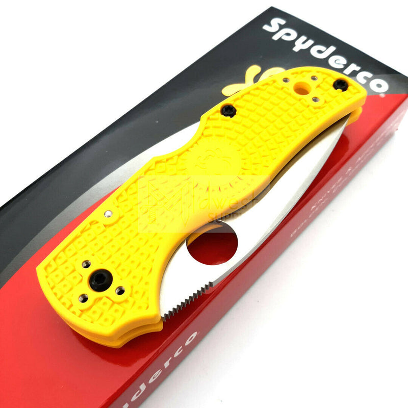 Spyderco Native 5 Salt Folding Knife 3" LC 200 N Tool Steel Blade FRN Handle 41PYL5 -Spyderco - Survivor Hand Precision Knives & Outdoor Gear Store