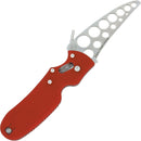 Spyderco P'Kal Trainer Folding Knife UNSHARPENED 440C Steel Blade Red G10 Handle C103TR -Spyderco - Survivor Hand Precision Knives & Outdoor Gear Store