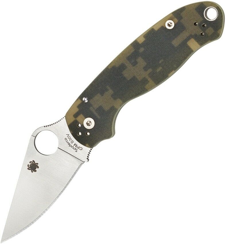 Spyderco Para 3 Folding Knife 3" CPM S30V Steel Blade Camo G10 Handle C223GPCMO -Spyderco - Survivor Hand Precision Knives & Outdoor Gear Store