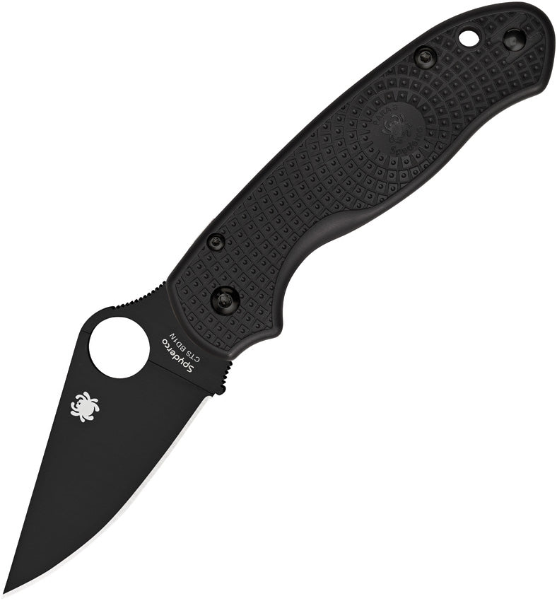 Spyderco Para 3 Folding Knife 3" Black Finish CTS-BD1 Steel Blade Black FRN Handle C223PBBK -Spyderco - Survivor Hand Precision Knives & Outdoor Gear Store