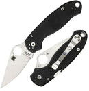 Spyderco Para 3 Folding Knife 3" Satin Finish CPM S30V Steel Blade G10 Handle C223GP -Spyderco - Survivor Hand Precision Knives & Outdoor Gear Store