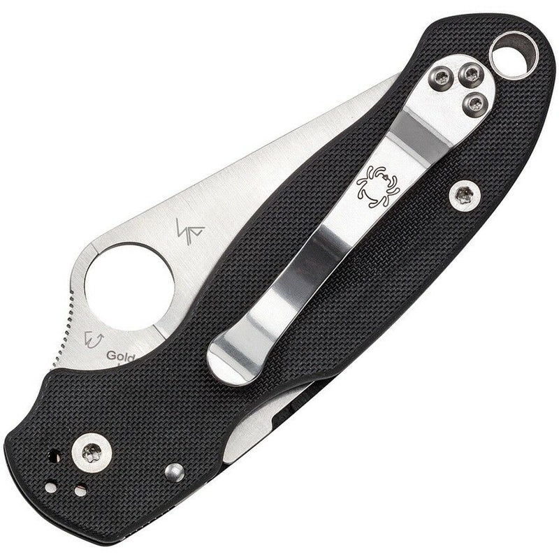 Spyderco Para 3 Folding Pocket Knife 3" CPM S30V Steel Blade Black G10 Handle C223GS -Spyderco - Survivor Hand Precision Knives & Outdoor Gear Store