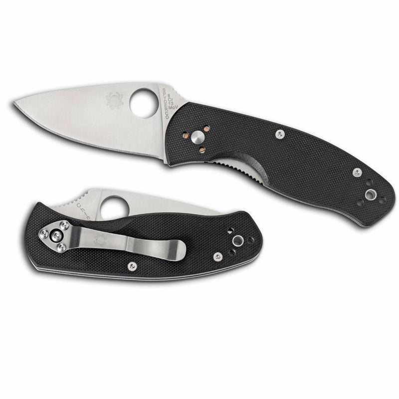 Spyderco Persistence Knife 3" Modified Skinning Style Blade Black G10 Handle C136GP -Spyderco - Survivor Hand Precision Knives & Outdoor Gear Store