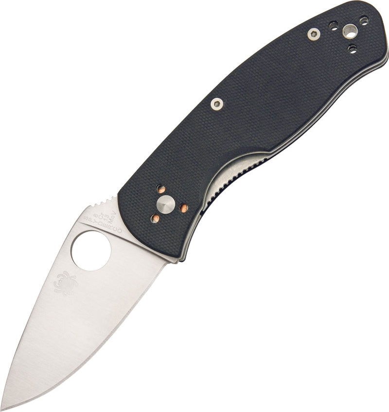 Spyderco Persistence Knife 3" Modified Skinning Style Blade Black G10 Handle C136GP -Spyderco - Survivor Hand Precision Knives & Outdoor Gear Store