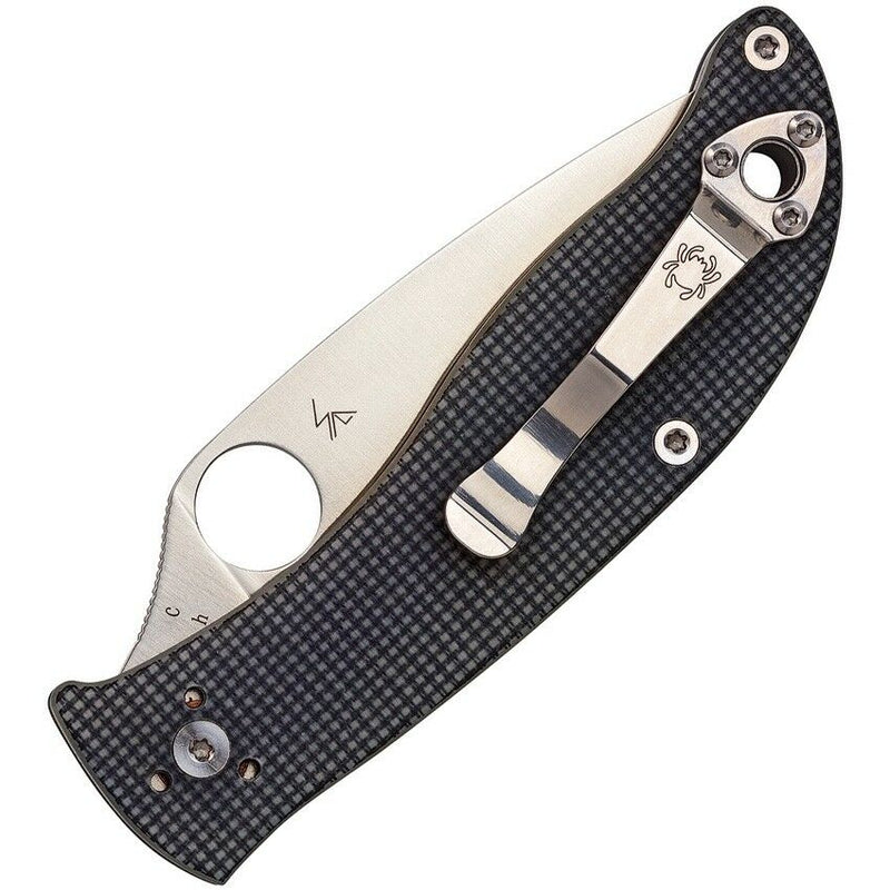 Spyderco Polestar Folding Knife 3.25" Satin CTS BD1 Steel Blade Gray G10 Handle C220GPGY -Spyderco - Survivor Hand Precision Knives & Outdoor Gear Store