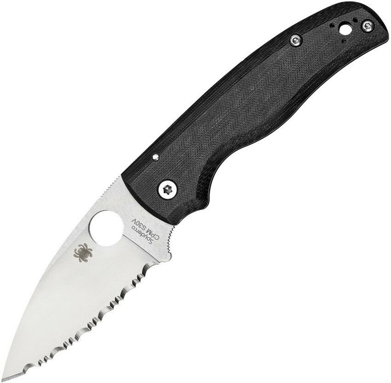 Spyderco Shaman Folding Knife 3.61" CPM S30V Steel Blade Matte Black G10 Handle C229GS -Spyderco - Survivor Hand Precision Knives & Outdoor Gear Store