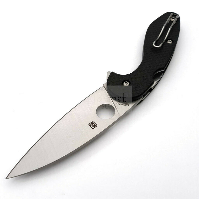 Spyderco Sliverax Folding Knife 3.5" CPM S30V Blade Carbon Fiber/G10 Handle C228CFP -Spyderco - Survivor Hand Precision Knives & Outdoor Gear Store