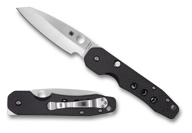 Spyderco Smock Folding Knife 3.5" CPM S30V Steel Blade Carbon Fiber/G10 Handle C240CFP -Spyderco - Survivor Hand Precision Knives & Outdoor Gear Store