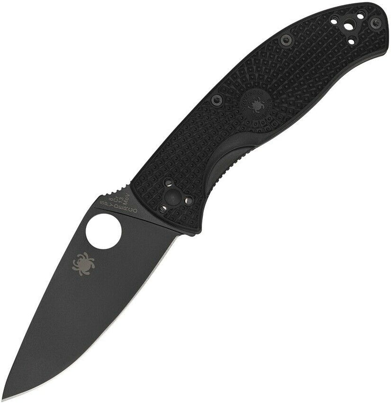 Spyderco Tenacious Folding Knife 3.38" 8Cr13MoV Steel Blade Texture FRN Handle C122PBBK -Spyderco - Survivor Hand Precision Knives & Outdoor Gear Store