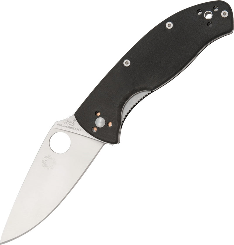 Spyderco Tenacious Folding Knife 3.38" 8Cr13MoV Steel Blade Black G10 Handle C122GP -Spyderco - Survivor Hand Precision Knives & Outdoor Gear Store