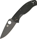 Spyderco Tenacious Linerlock Folding Knife 3.38" Black 8Cr13MoV Steel Blade G10 Handle 122GBBKP -Spyderco - Survivor Hand Precision Knives & Outdoor Gear Store