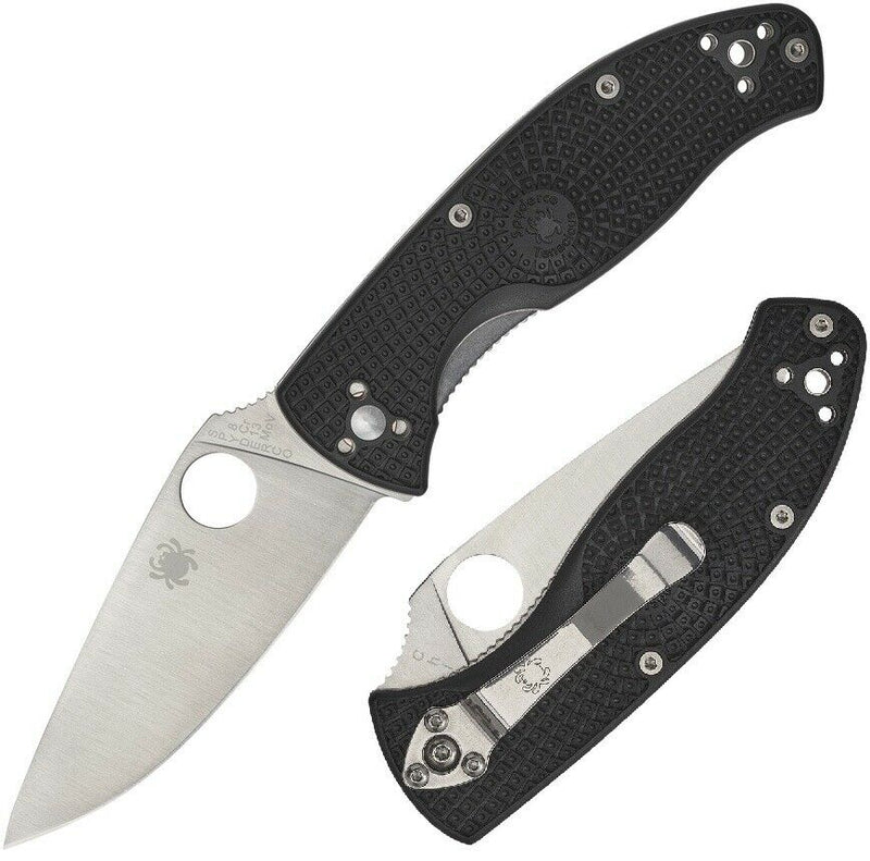 Spyderco Tenacious Linerlock Folding Knife 3.38" 8Cr13MoV Steel Blade FRN Handle C122PBK -Spyderco - Survivor Hand Precision Knives & Outdoor Gear Store