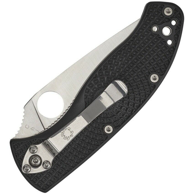 Spyderco Tenacious Linerlock Folding Knife 3.38" 8Cr13MoV Steel Blade FRN Handle C122PBK -Spyderco - Survivor Hand Precision Knives & Outdoor Gear Store