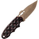 TOPS C.A.T. 200 S-Series Fixed Knife 3.25" 1095HC Steel Blade Black/Red G10 Handle 200S05 -TOPS - Survivor Hand Precision Knives & Outdoor Gear Store