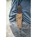 TOPS C.A.T. 200 S-Series Fixed Knife 3.25" 1095HC Steel Blade Black/Red G10 Handle 200S05 -TOPS - Survivor Hand Precision Knives & Outdoor Gear Store