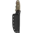 TOPS Backpackers Bowie Fixed Knife 4.5" 1095HC Steel Blade Green Canvas Micarta Handle BPB01 -TOPS - Survivor Hand Precision Knives & Outdoor Gear Store