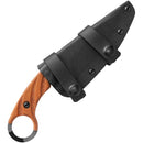 TOPS C.U.T. 4.0 Fixed Knife 4.25" 1095HC Steel Full Tang Blade Tan Micarta Handle PCUT40C -TOPS - Survivor Hand Precision Knives & Outdoor Gear Store