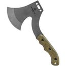 TOPS Grandpas 5.13" 1095HC Steel Axe Head Full Tang Green Canvas Micarta Handle GRAX01C -TOPS - Survivor Hand Precision Knives & Outdoor Gear Store