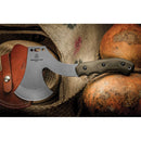 TOPS Grandpas 5.13" 1095HC Steel Axe Head Full Tang Green Canvas Micarta Handle GRAX01C -TOPS - Survivor Hand Precision Knives & Outdoor Gear Store