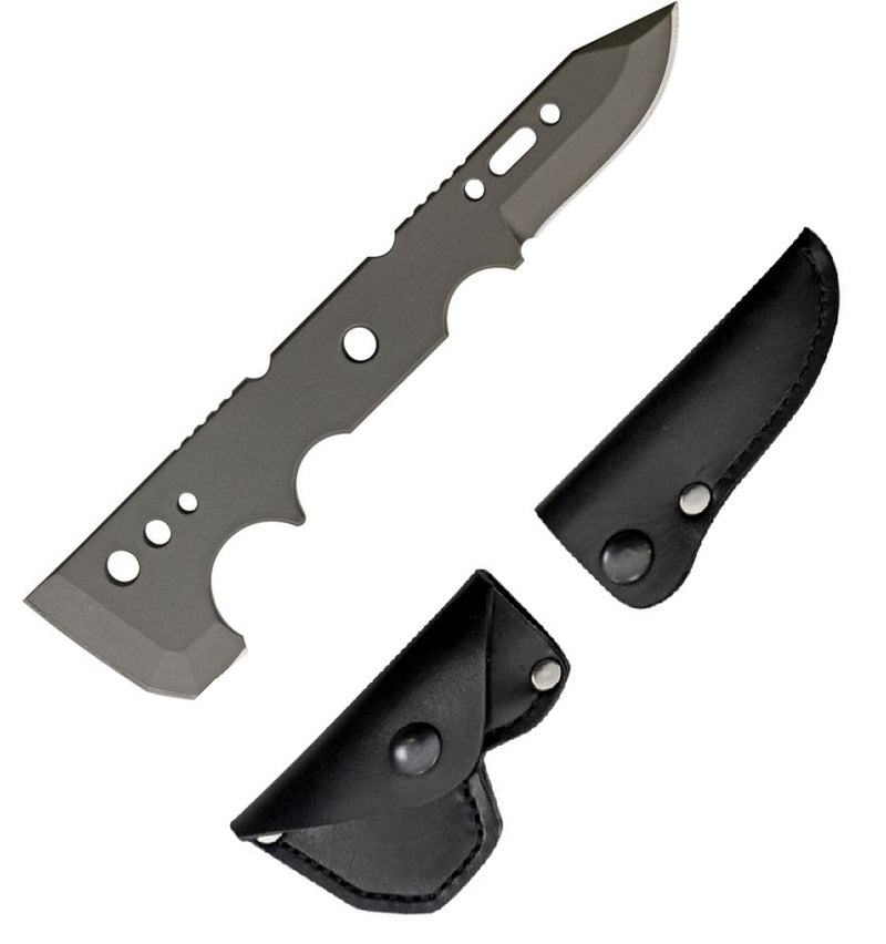 TOPS HAKET Tactical Head Fixed Knife 2.625" 1095 Steel Balde One Piece Construction HAKET02TK -TOPS - Survivor Hand Precision Knives & Outdoor Gear Store