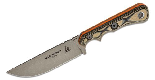 TOPS Muley Combo Fixed Knives 154CM Steel Blades Tan / Black G10 Handles MCMB01 -TOPS - Survivor Hand Precision Knives & Outdoor Gear Store