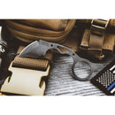 TOPS Quickie Fixed Knife 1.63" Tumbled Finish 1095HC Steel One Piece Construction Blade QCK01 -TOPS - Survivor Hand Precision Knives & Outdoor Gear Store