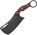 TOPS Tidal Force Cleaver Fixed Knife 4.88" 1095HC Steel Blade Burlap Micarta Handle TFOR01 -TOPS - Survivor Hand Precision Knives & Outdoor Gear Store