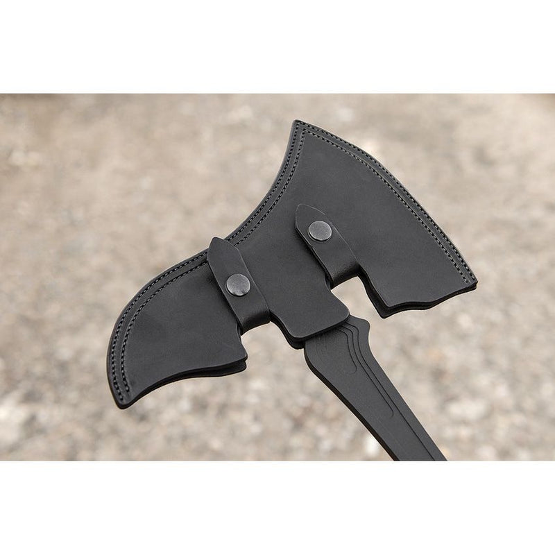 TOPS VI Ax 8.25" 1075 Carbon Steel Axe Head Full Tang Black Linen Micarta Handle VIAX01 -TOPS - Survivor Hand Precision Knives & Outdoor Gear Store