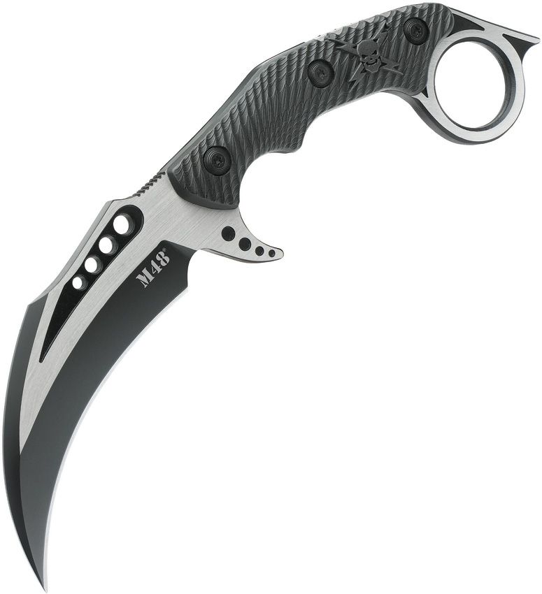 United Cutlery M48 Liberator Fixed Knife 4.63" 2Cr13 Steel Blade Black TPU Handle 3334 -United Cutlery - Survivor Hand Precision Knives & Outdoor Gear Store