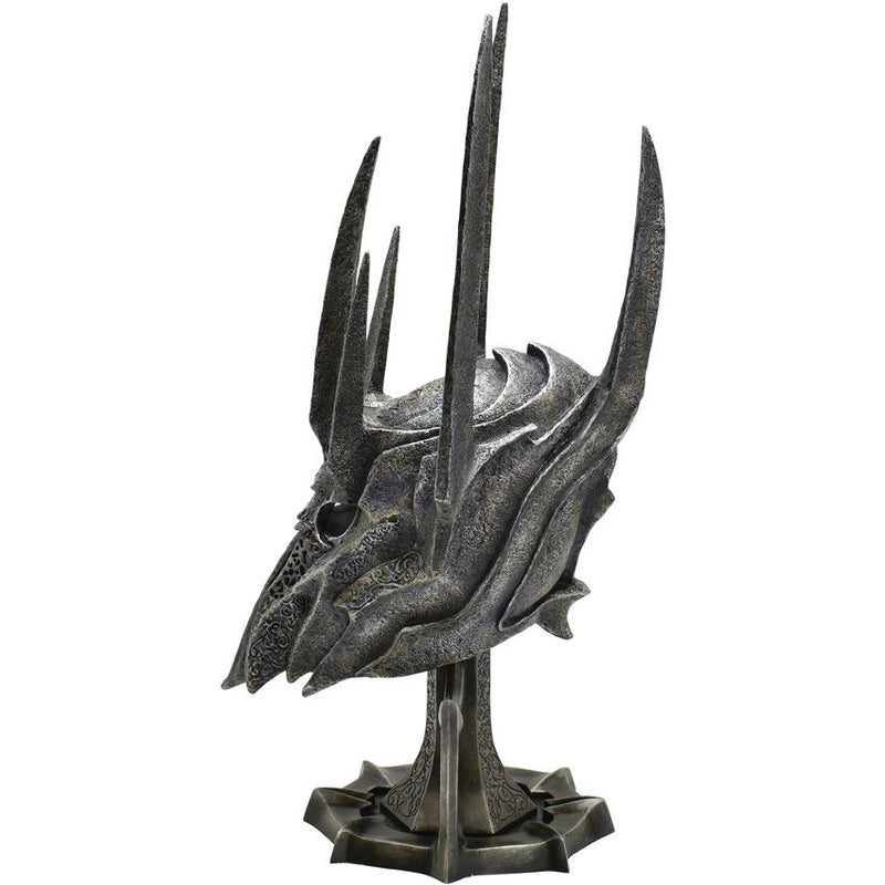 United Cutlery Half-Scale Lord Of The Rings Helm Of Sauron Polyresin Replica With Display Stand 3521 -United Cutlery - Survivor Hand Precision Knives & Outdoor Gear Store