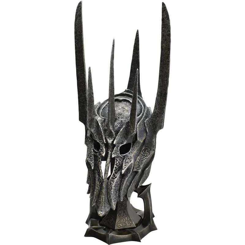 United Cutlery Half-Scale Lord Of The Rings Helm Of Sauron Polyresin Replica With Display Stand 3521 -United Cutlery - Survivor Hand Precision Knives & Outdoor Gear Store