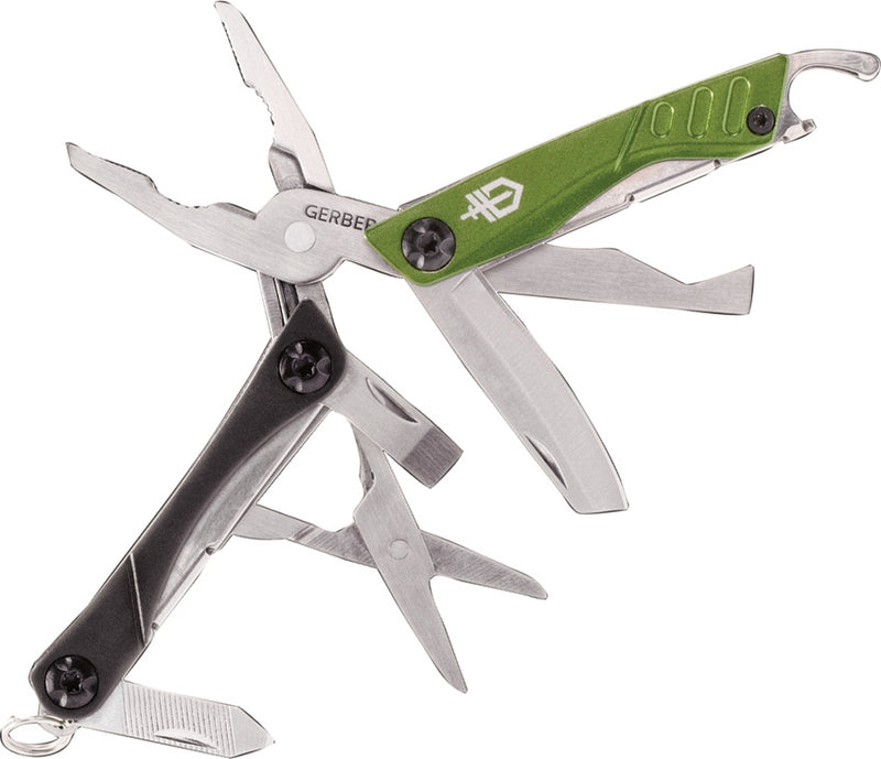 Gerber Dime Multi Tool Knife Green Aluminum Handle 1132 -Gerber - Survivor Hand Precision Knives & Outdoor Gear Store