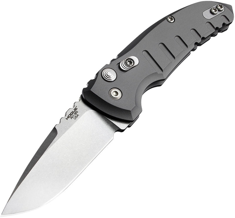 Hogue A01 Microswitch Folding Automatic Knife 2.75" CPM-154 Steel Blade Aluminum Handle 24112 -Hogue - Survivor Hand Precision Knives & Outdoor Gear Store